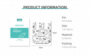 <span class=keywords><strong>Paletta</strong></span> per <span class=keywords><strong>cacca</strong></span> di cani usa e getta biodegradabile con sacchetti di <span class=keywords><strong>cacca</strong></span> accessori per cani forniture per animali domestici accettabile ISO9001 gatti, cani 5 pz/borsa M-051 - Product Image 6