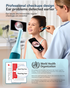 Appareil de <span class=keywords><strong>nettoyage</strong></span> des oreilles Bebird avec caméra WiFi, otoscope indolore avec pinces pour un <span class=keywords><strong>nettoyage</strong></span> hygiénique des oreilles, Earsight Ultra - Product Image 5
