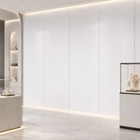 Panel de Exhibición Comercial WYRAX de Cristal de Carbono Blanco Brillante
