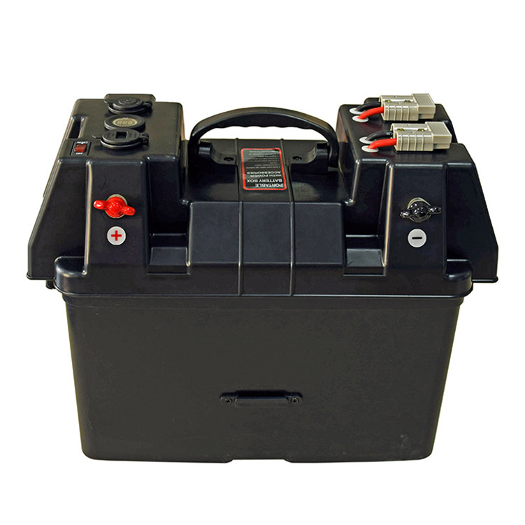 12V 24V водонепроницаемый контейнер под элемент питания с USB заряд для мобильных устройств на открытом воздухе пластиковый водонепроницаемый 12v контейнер под элемент питания кемпинга контейнер под элемент питания