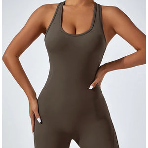 Combinaison de sport transfrontalière à séchage rapide Body de danse et de yoga avec design dos nu pour soulever les hanches - Product Image 4