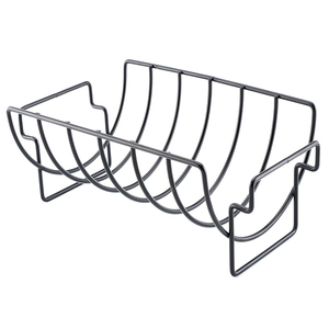 Support à grillades extra large antiadhésif en acier revêtu de porcelaine, capacité de 6 grilles complètes pour accessoires de barbecue, <span class=keywords><strong>fumoir</strong></span> et grill - Product Image 3