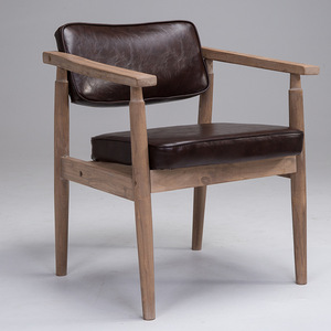 Restaurant design de luxe, chaises de salle à manger en tissu moderne, fauteuil d'école turque en bois massif pour hôtels - Product Image 4