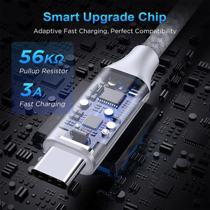 Giá rẻ USB-C nhanh chóng sạc đ<span class=keywords><strong>i</strong></span>ện thoạ<span class=keywords><strong>i</strong></span> di động phụ kiện nhà máy giá 3ft 6ft 10ft Cáp USB Type-C nhanh chóng sạc cáp dữ liệu - Product Image 2