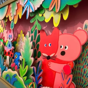 Triển lãm các tông sóng dọc tổ ong Bảng hiển thị các tông bảng quảng cáo cho triển lãm - Product Image 2