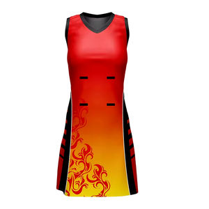 Ventes en gros de robes de netball personnalisées de haute qualité et bon marché pour les filles, maillots d'équipe de netball, meilleur design et tailles personnalisés - Product Image 2