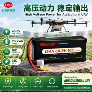 12Ah 66.6V 10C Heavy Duty UAV-batterijpakket 500+ cycli herlaadbare Li-ion batterij voor landbouwbeschermingsdrone - Product Image 5