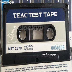 1PC TEAC MTT-257C Bande de test de fréquence 8K/1K/125HZ Nice - Product Image 1
