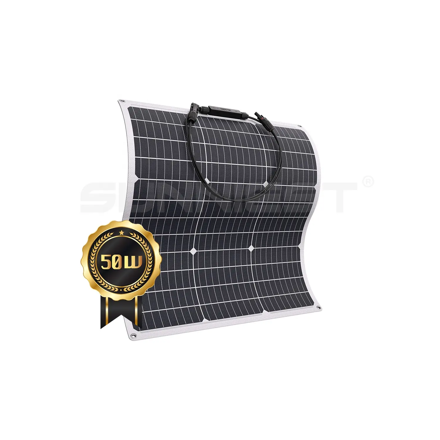 50W 100W 150W 18V Mono Flex paneles solares portátiles al por mayor paneles solares flexibles Etfe alta eficiencia 100W 18V semi impermeable