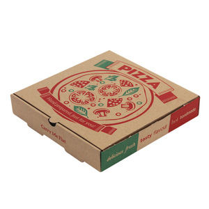 Phật sơn mỡ bằng chứng bánh pizza Takeaway corrugate hộp thực phẩm lớp bánh Pizza bao bì hộp có thể tái chế cứng nhắc dày kraft giấy thẻ vật liệu - Product Image 3