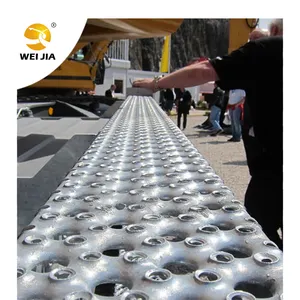 لوحة المشي شبكة الصلب المضادة للانزلاق لوحة الثقيلة Sieves السطح الحديد مقياس التجويف جولة حفرة مقياس الثقب مجلفن شبكة السلامة
