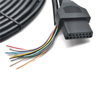Câble audio VGA femelle DB 15P noir Câble d'extension de jeu VGA