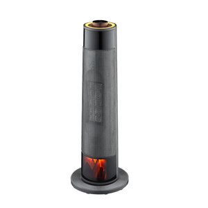 <b>Electric</b> <b>Heater</b> Vertical Simulated Flame 20 Heating Area <b>Timer</b> Function Office Home Use - Product Image 1