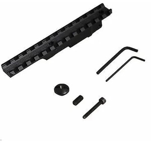 Base di Montaggio per Ottica da Caccia, Nera Opaca in Lega di Alluminio, per Adattatore di Fissaggio da 20 mm - Product Image 6