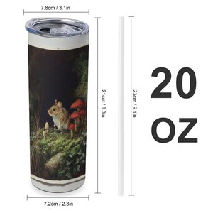 Stainless Steel Tumbler 20oz Vacuum <b>Insulated</b> Custom Pattern Stackable Car <b>Cup</b> Easy Storage - Product Image 1