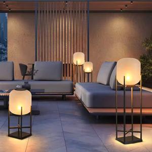 Lampes solaires LED d'extérieur, IP65, étanches, en acier inoxydable, avec télécommande, éclairage chaud 3000K, décoration de jardin - Product Image 5