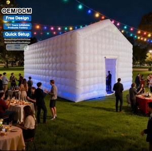 Carpa Cubo LED Inflable Grande, Comercial, Portátil, Impermeable, Resistente al Viento y al <span class=keywords><strong>Sol</strong></span>, con Ventilador Incorporado, Fácil de Instalar, para Fiestas - Product Image 5
