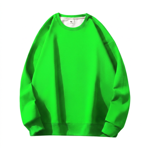 Sudadera con capucha para hombre, personalizada con logo, oversize, informal, larga, de cuello redondo, para primavera, de algodón polar de 320G, antiencogimiento, color liso - Product Image 2