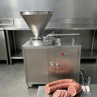 Enrobeuse hydraulique automatique pour saucisses, enrobeuse pneumatique quantitative pour jambon