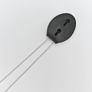 Badge de sécurité en cuir véritable et émail, Badge personnalisé avec longue chaîne, vente directe depuis les états-unis - Product Image 3