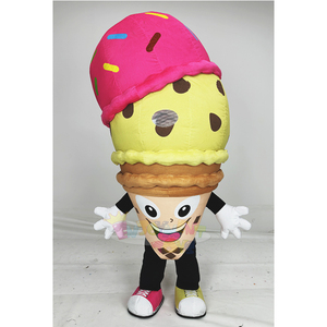 Costume Gonfiabile a Tema Gelato per Adulti, Mascotte Personalizzabile 2m/2.6m per Eventi Promozionali - Product Image 1