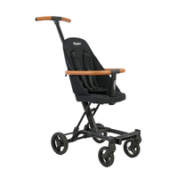 Poussette bébé compacte de luxe 6 en 1 en métal, pliage à une main et portable pour les nouveau-nés, voyage en avion adapté, tissu durable