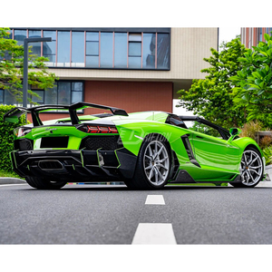 Cmst Aventador คาร์บอนไฟเบอร์แห้งช่องระบายอากาศด้านหลังสำหรับ lambสัญลักษณ์ Aventador LP700 2011-2015 - Product Image 2