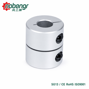 Coupleur de tige micro-rigide <span class=keywords><strong>en</strong></span> aluminium à vis de réglage, sans jeu, haute sensibilité, faible masse, pour petits moteurs, encodeurs, CNC, pas à pas, servomoteurs - Product Image 1