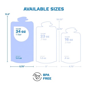 Botella de agua de plástico plegable y reutilizable con logotipo personalizado Capacidad de 700ml Estilo minimalista sólido y flexible Muestra gratis - Product Image 6