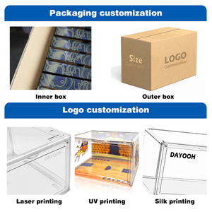 <span class=keywords><strong>Scatola</strong></span> Trasparente DAYOOH per Scarpe e Sneaker, Grande Capacità, Impilabile e Pieghevole, Contenitore in Plastica per Scarpe - Product Image 6