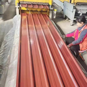 Láminas de techo IBR con recubrimiento de color 0.21 0.22 mm RAL 1023 galvanizadas para techos - Product Image 2