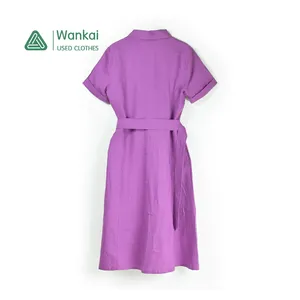 Wankai 의류 제조 초침 의류 혼합 가마니, 저렴한 가격 프랑스 빈티지 사용 드레스 보석