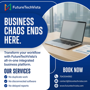 แพลตฟอร์มธุรกิจ FutureTechVista รุ่นองค์กร โซลูชันวอร์คโฟลว์แบบบูรณาการสำหรับการจัดการด้านการเงินและการดำเนินงาน - Product Image 3