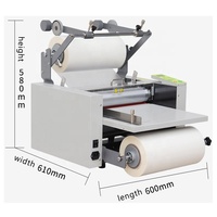 Machine de plastification thermique à Film d'alimentation et de découpe automatique Q283