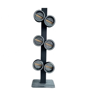 FEIYUEYUE <span class=keywords><strong>DMX</strong></span> Rotating 6x40W COB Retro Light with RGB LED Pixel Ring <span class=keywords><strong>3</strong></span>-Pin <span class=keywords><strong>DMX</strong></span> Interface IP33 Rated for Stage Theater Events - Product Image 2