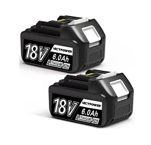 Paquete de Baterías de Iones de Litio VICTPOWER de 18 V y 6.0 Ah con Cargador DC18SF para Herramientas Eléctricas - Product Image 1