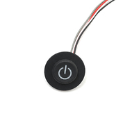 Bouton poussoir rond marche/arrêt pour le contrôle de la température, bouton poussoir en silicone