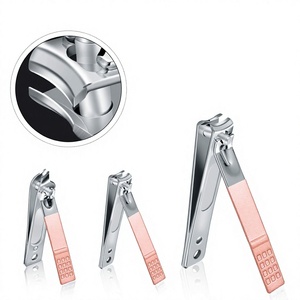 DANTRIC IMPLANTS 10 in 1 Stainless Steel Nail Kit with Case Portable Manicure <b>Tools</b> Set for Adult Luxurious Style <b>Pink</b> Color - Product Image 2