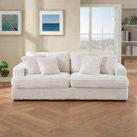Anpassbares rosa-weißes Wolken-Modulsofa, modernes, flauschiges, samtbezogenes, quadratisches Design, platzsparend komprimiert.