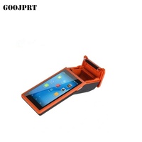 Impresora portátil de 58mm, dispositivo de impresión de color azul/diente, sistema pos móvil, android 8,1