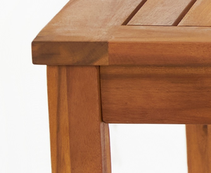 Table d'extérieur moderne avec un grand plateau unique, pour pique-nique, repas, patio, jardin, restaurant, marron - Product Image 5