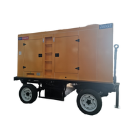 Groupe électrogène diesel mobile sur remorque 30 kW/37,5 kVA avec moteur puissant pour l'alimentation extérieure