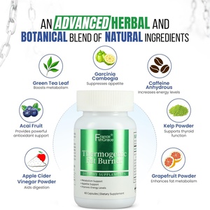 Quemador de Grasa Termogénico, Apoyo al Metabolismo, Control del Apetito, Mejora los Niveles de Energía, 60 Cápsulas - Product Image 6