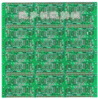 Prix réduit d'usine LED Driver PCB Board 94-V0 FR4 Circuit imprimé Matière première Carte de masque de soudure verte