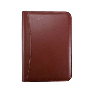 Multi-color Luxury Eco-Friendly Leather Zipper Closure Slim Travel Notebook Customizable <b>Pocket</b> Silk Screen Printed Business - Product Image 2