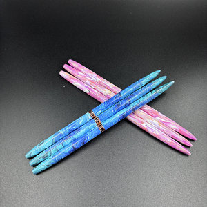 Gold Metal Handle Silicone Dotting Nail Brush Set Kolinsky Nylon Hair UV Gel Liner Painting Tools Custom Logo - Product Image 2