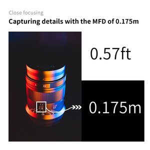 Objectif macro à focale fixe 7artisans 60mm F2.8 Mark II APS-C pour appareils photo E EOS-R Fuji X <span class=keywords><strong>FX</strong></span>/M43, moule privé - Product Image 5