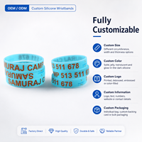 Maßgefertigte Leuchtende Silikon-Armbänder Durchsichtige Gummi-Armbänder mit Siebdruck-Logo Werbe-Event-Bänder