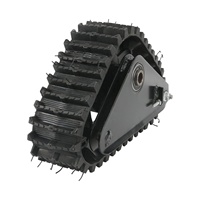 Système de chenilles en caoutchouc pour UTV, buggy, quad, neige, sable, roue arrière, motoneige, assemblage de chenilles en caoutchouc pour VTT
