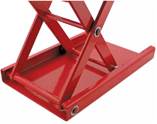 Jack Xe Máy Nâng Cắt Kéo Jack Thép Rộng Sàn Palăng Crank Trung Tâm Đứng 1100 Lbs Công Suất - Product Image 5